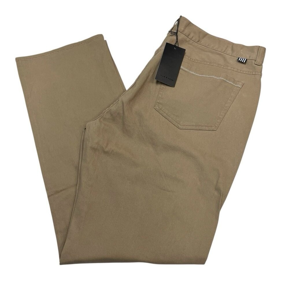 Five Four Pants Beige Khaki Russel Rlx Straight Leg Chino Size‎ 38 Casual Golf